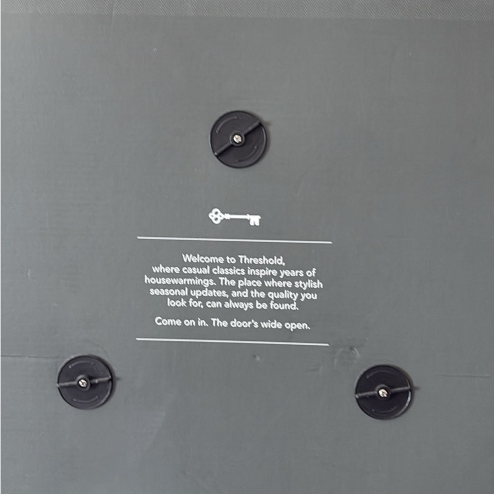 Threshold Navy and White Wall Clock - Picture 4 of 4